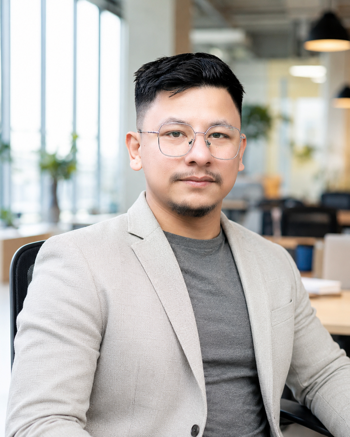 Prabin Shrestha, graphic designer and print specialist